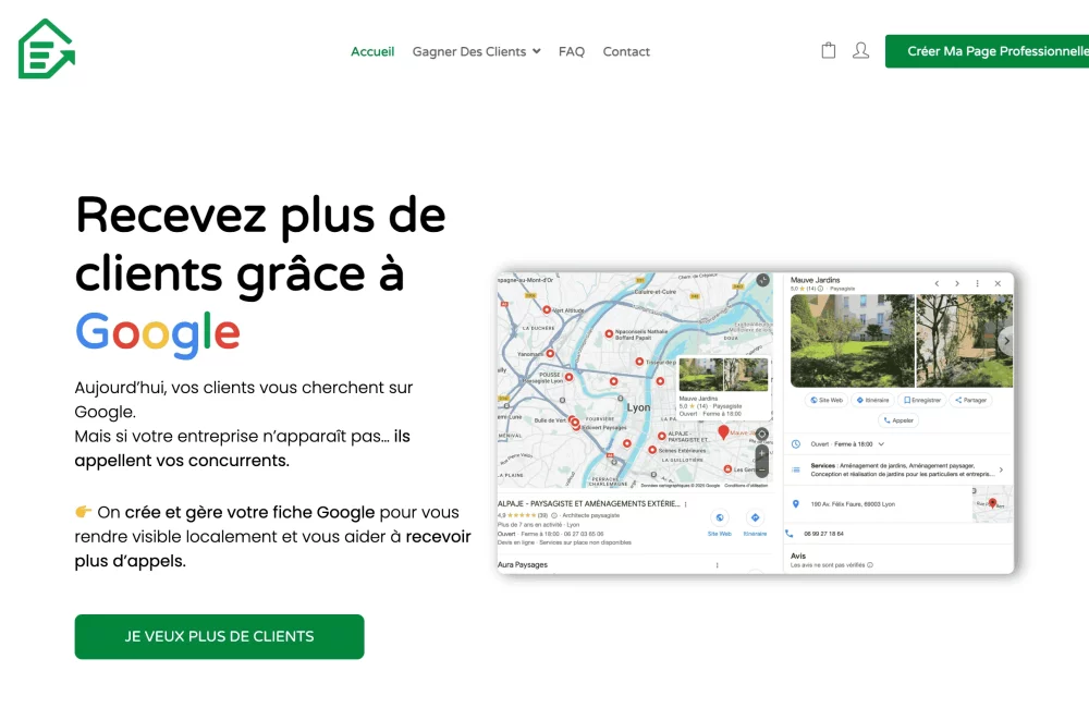 Création site internet pour plateforme d'aide au développement des artisans